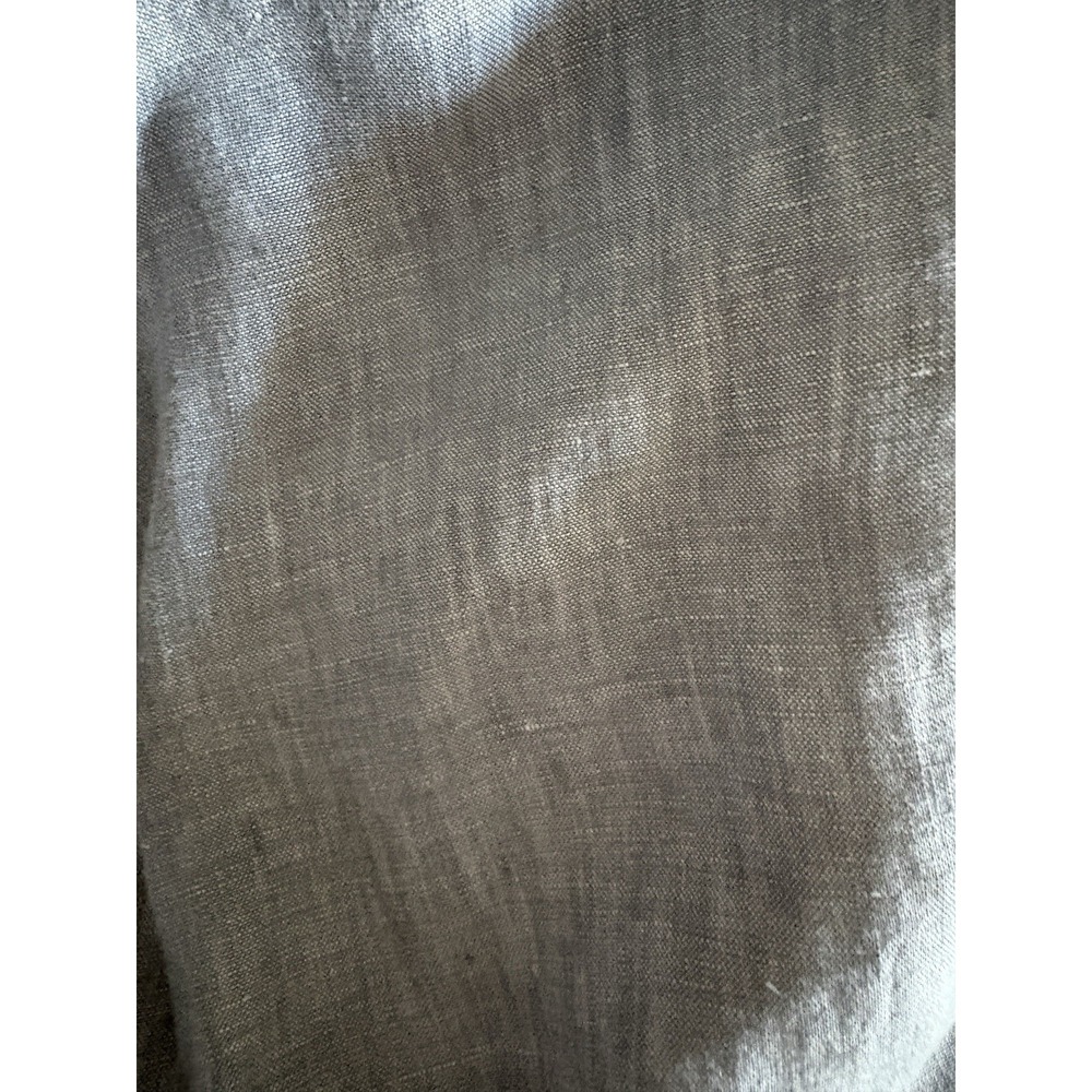 Pottery Barn Belgian Flax Linen Duvet Cover Flagstone Gray King/ Cal King‎